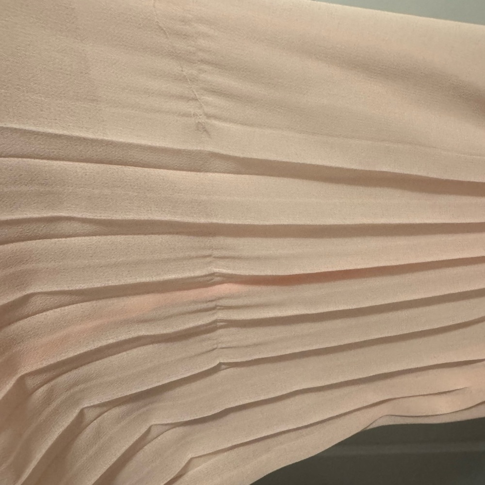 White House Black Market Pink Wrap Blouse - Picture 5 of 6